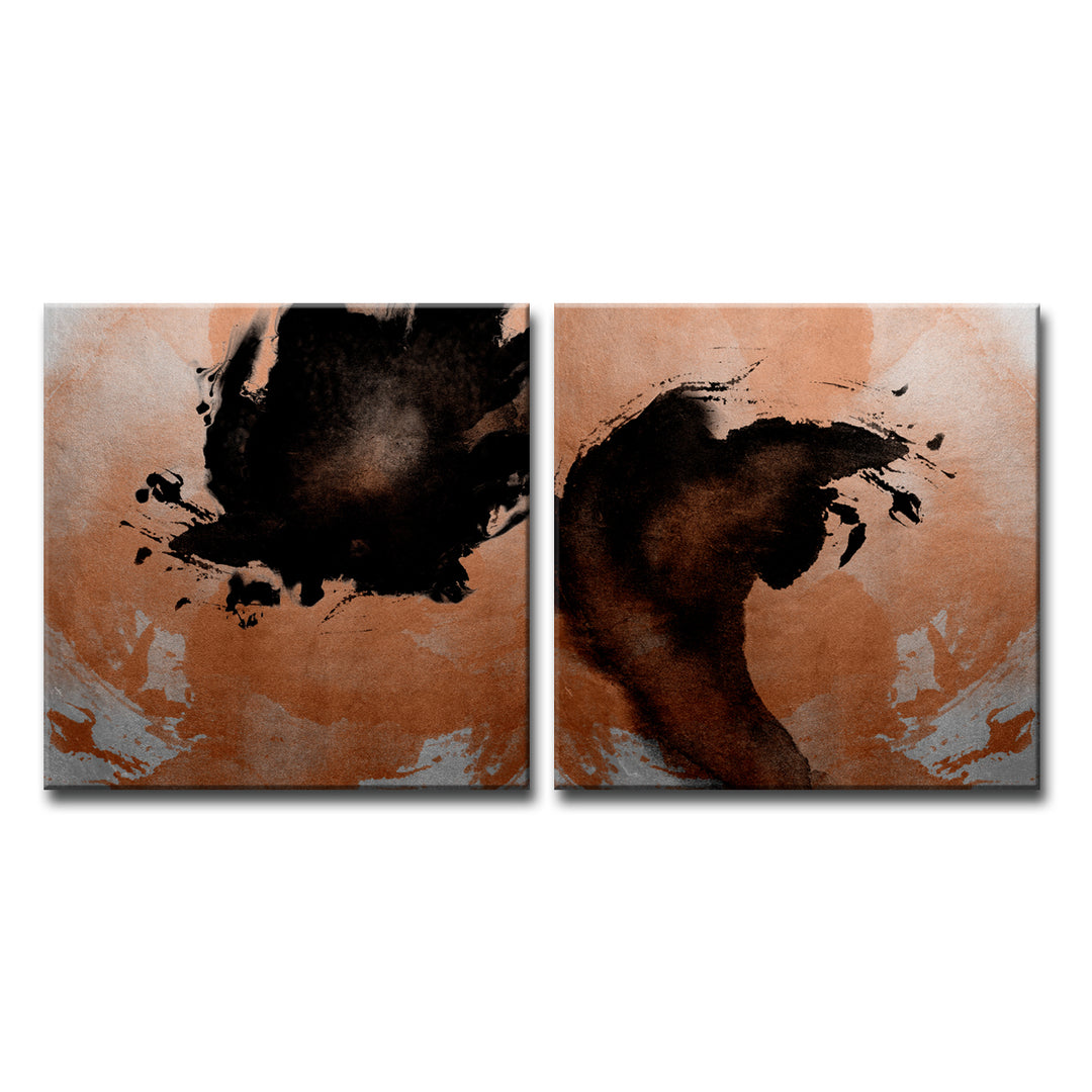 'Gilt Mod XI/XII' 2 Piece  Wall Art
