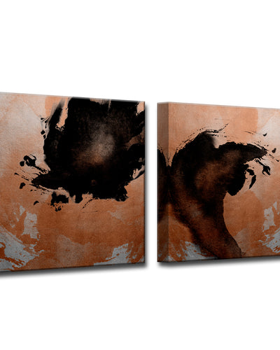 'Gilt Mod No. 11/12' 2 Piece  Wall Art