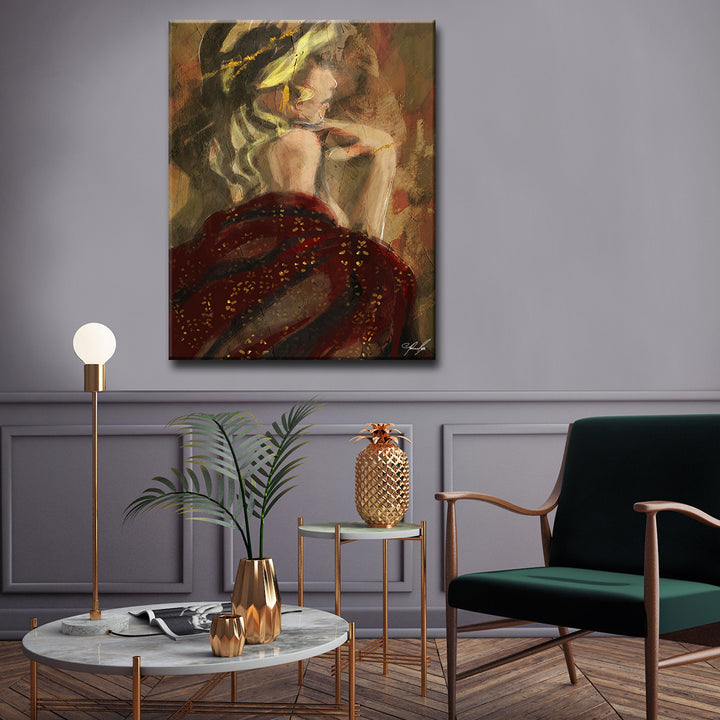 December' Wrapped Canvas Wall Art
