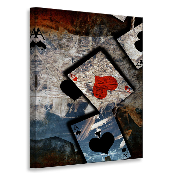 Poker II' Wrapped Canvas Wall Art