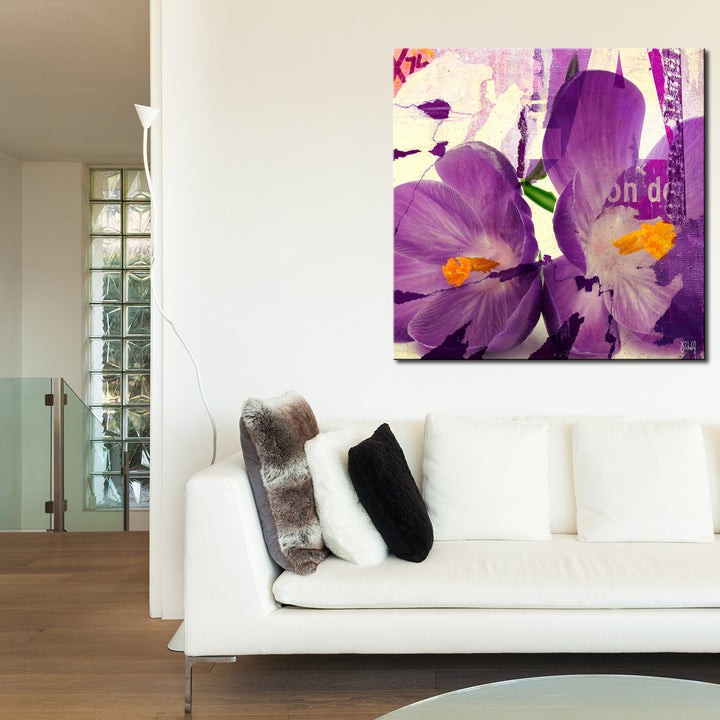 Painted Petals C' Wrapped Canvas Wall Art
