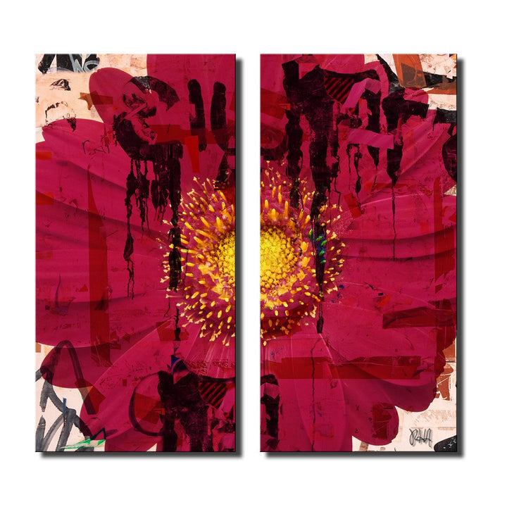 Painted Petals CI' Wrapped Canvas Wall Art