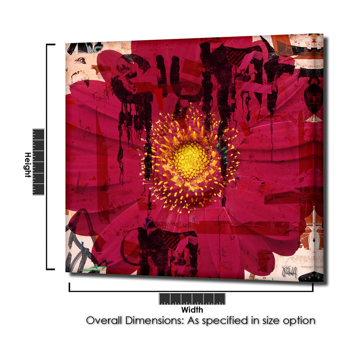 Painted Petals CI' Wrapped Canvas Wall Art