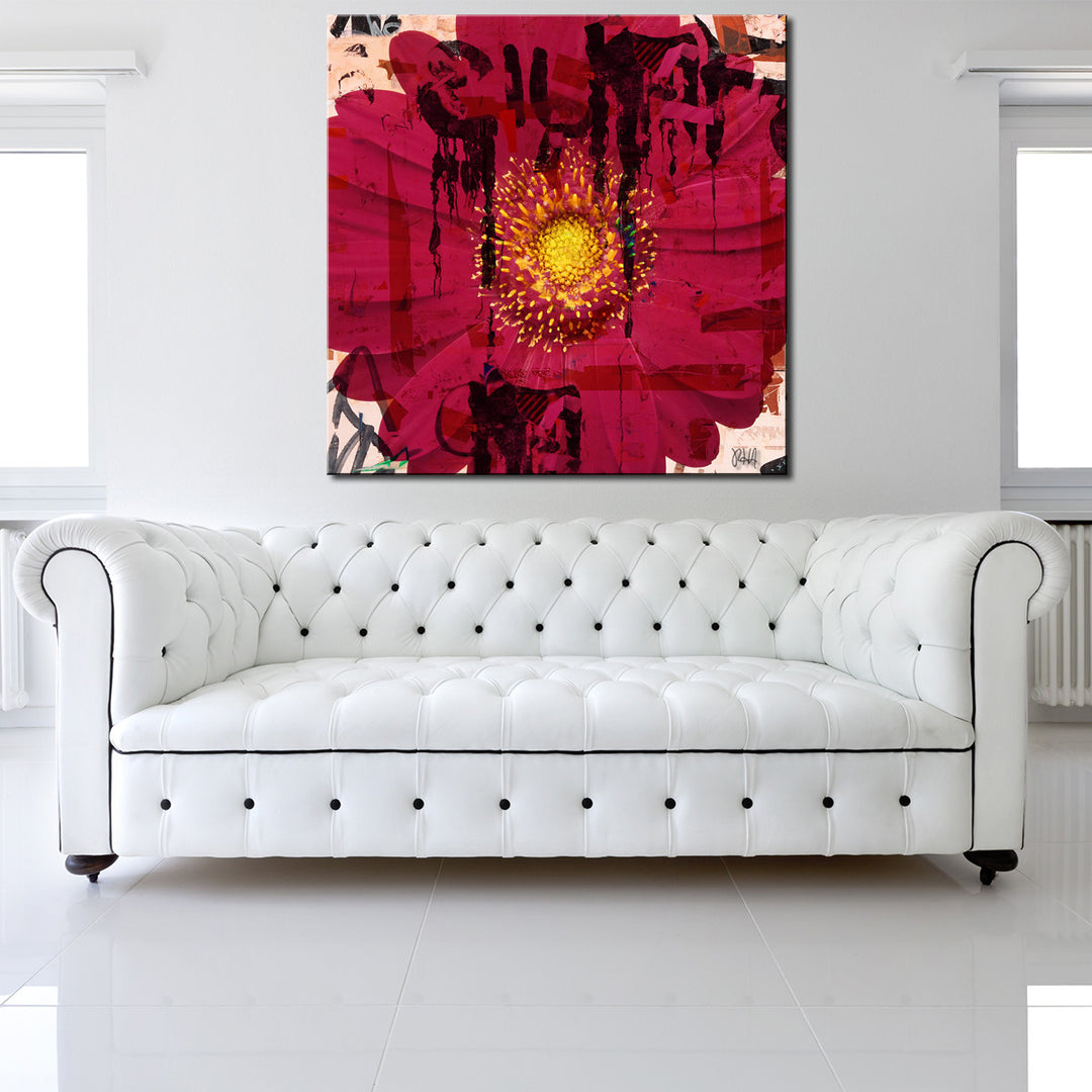 Painted Petals CI' Wrapped Canvas Wall Art
