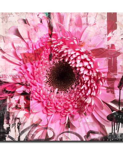 Painted Petals No. 102' Wrapped Canvas Wall Art