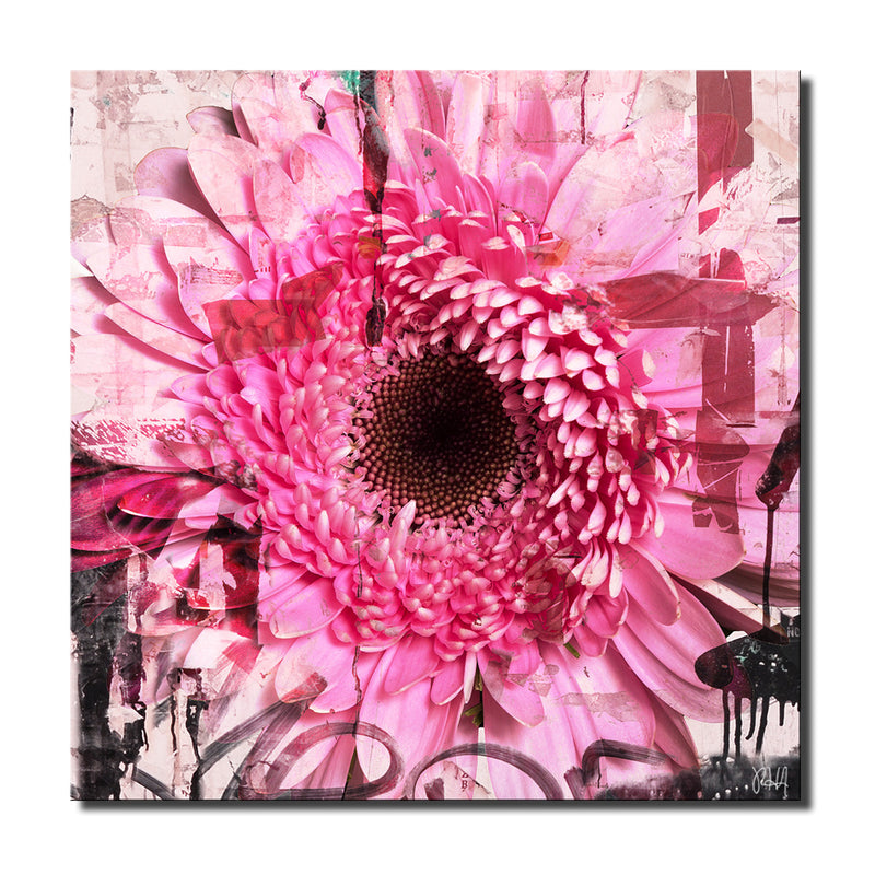 Painted Petals CII' Wrapped Canvas Wall Art