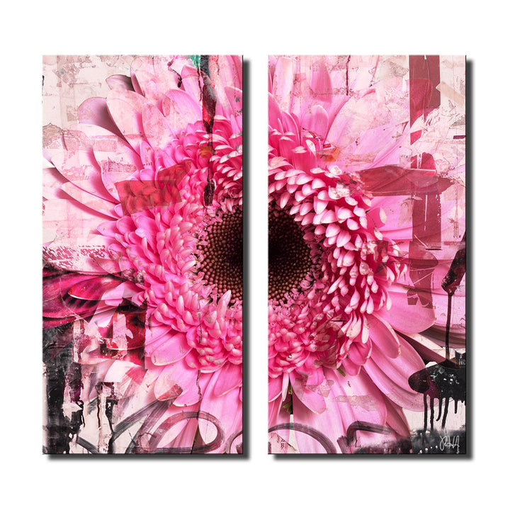 Painted Petals CII' Wrapped Canvas Wall Art