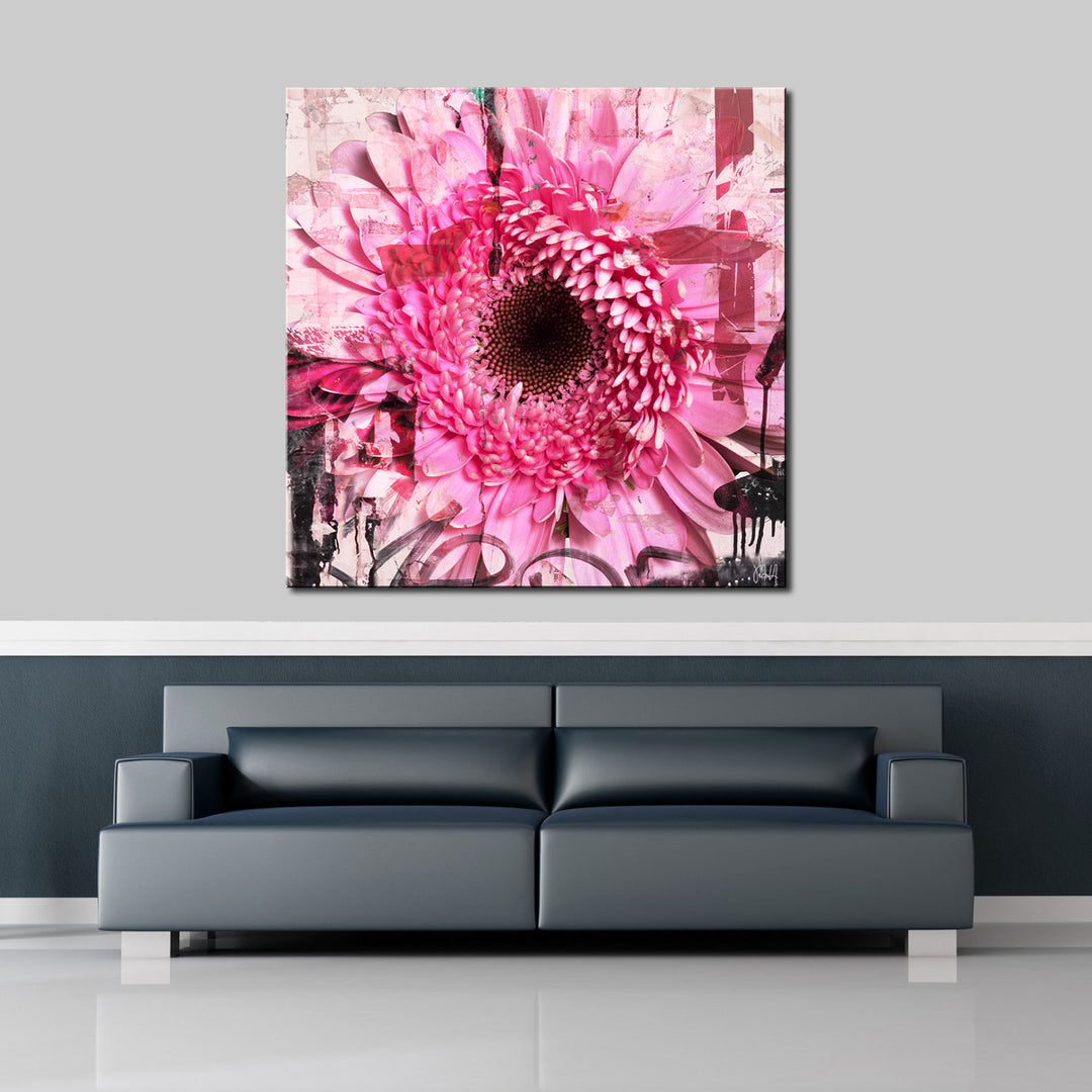 Painted Petals CII' Wrapped Canvas Wall Art