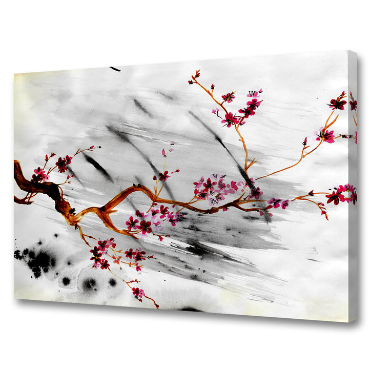 Painted Petals XII' Canvas Wall Art
