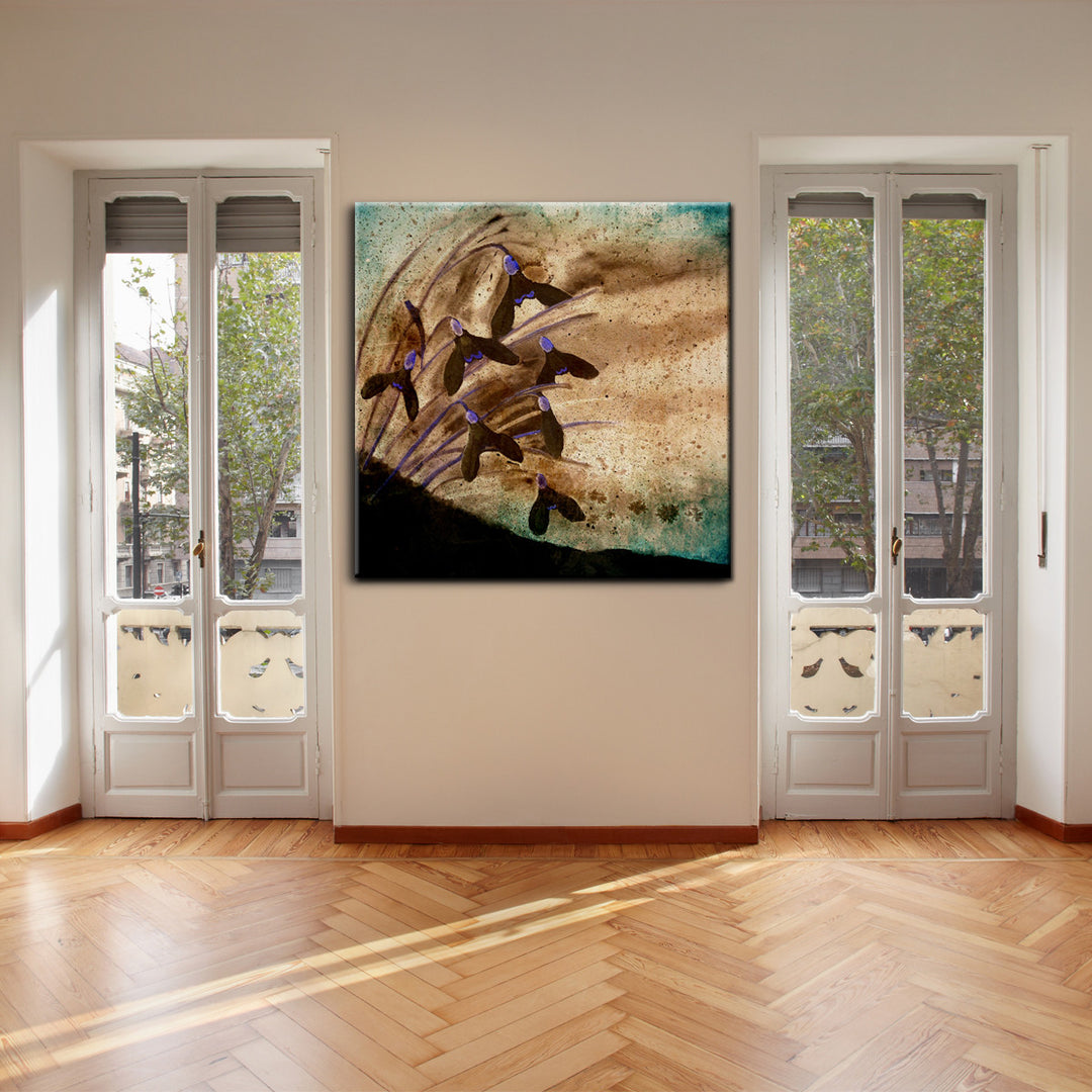 Painted Petals XIV' Wrapped Canvas Wall Art