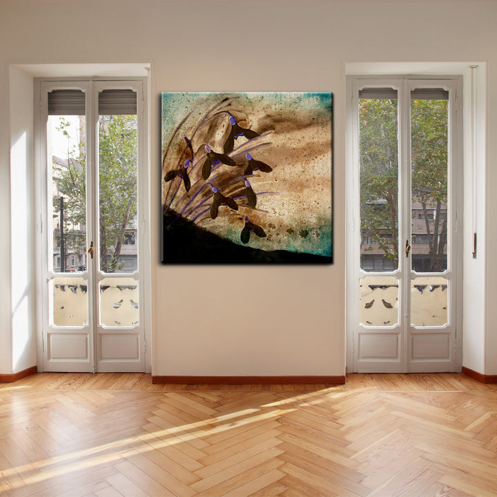 Painted Petals XIV' Wrapped Canvas Wall Art