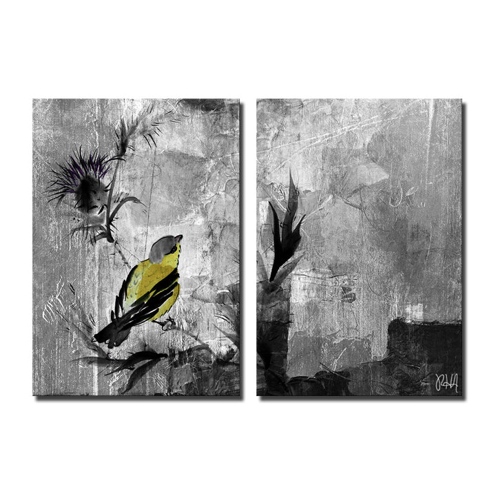 Painted Petals XVI' Wrapped Canvas Wall Art