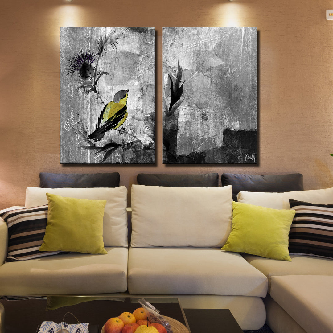 Painted Petals XVI' Wrapped Canvas Wall Art