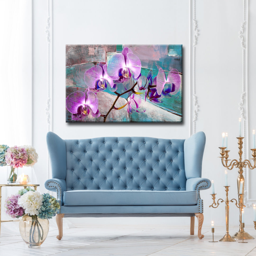 'Painted Petals XIX' Wrapped Canvas Wall Art