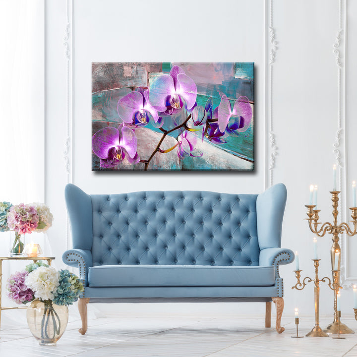 'Painted Petals XIX' Wrapped Canvas Wall Art