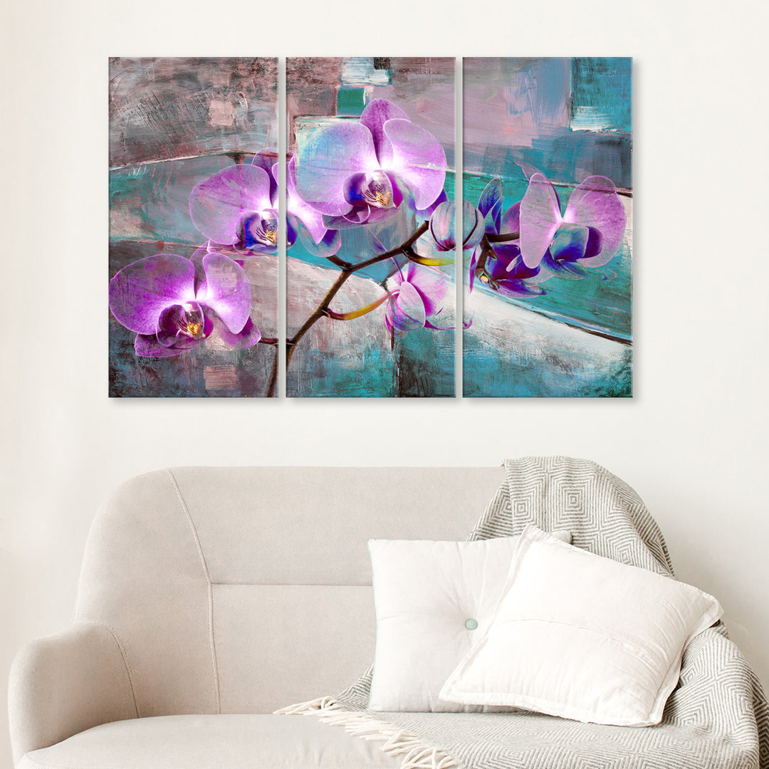 'Painted Petals XIX' Wrapped Canvas Wall Art