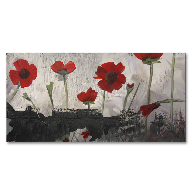 Painted Petals II' Wrapped Canvas Wall Art