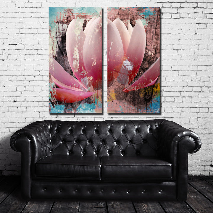 Painted Petals XXIII' Wrapped Canvas Wall Art