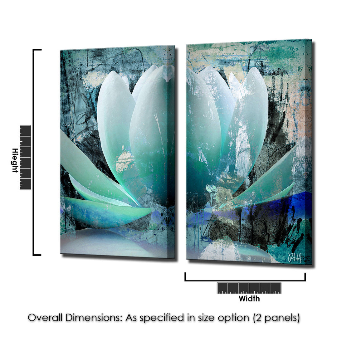 Painted Petals XXIV' Canvas Wall Art