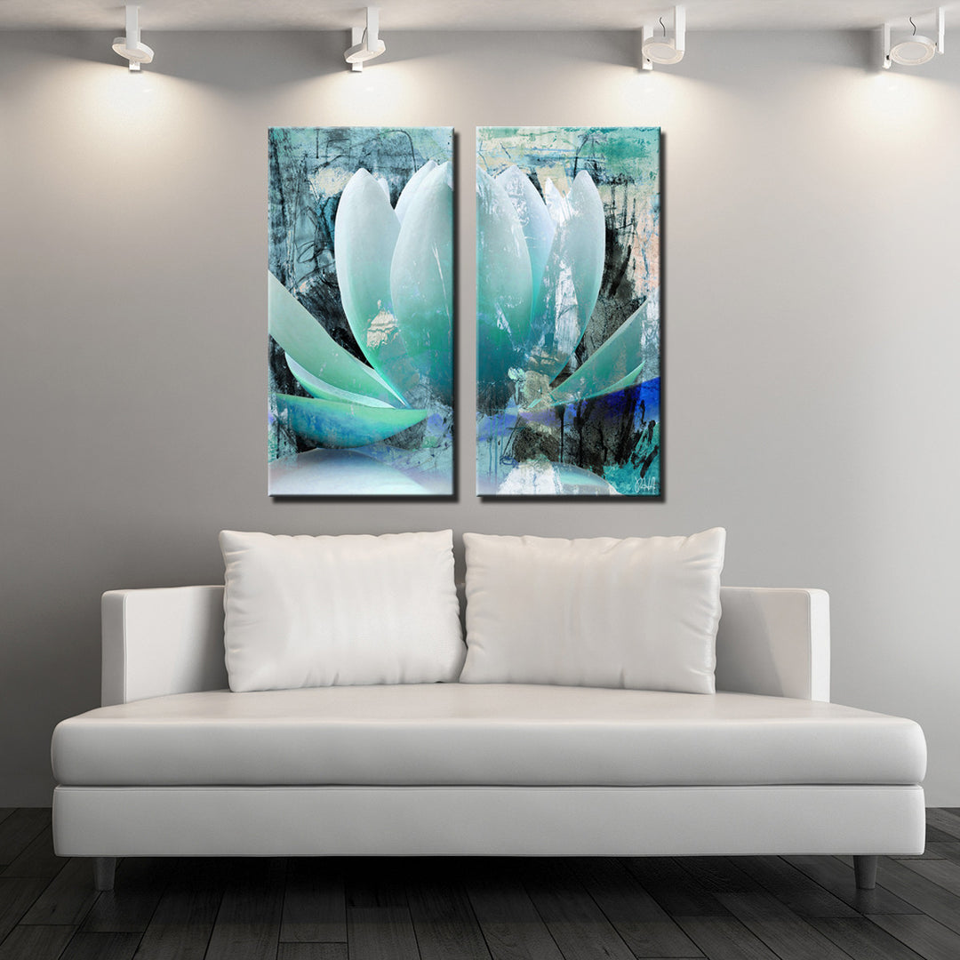 Painted Petals XXIV' Canvas Wall Art