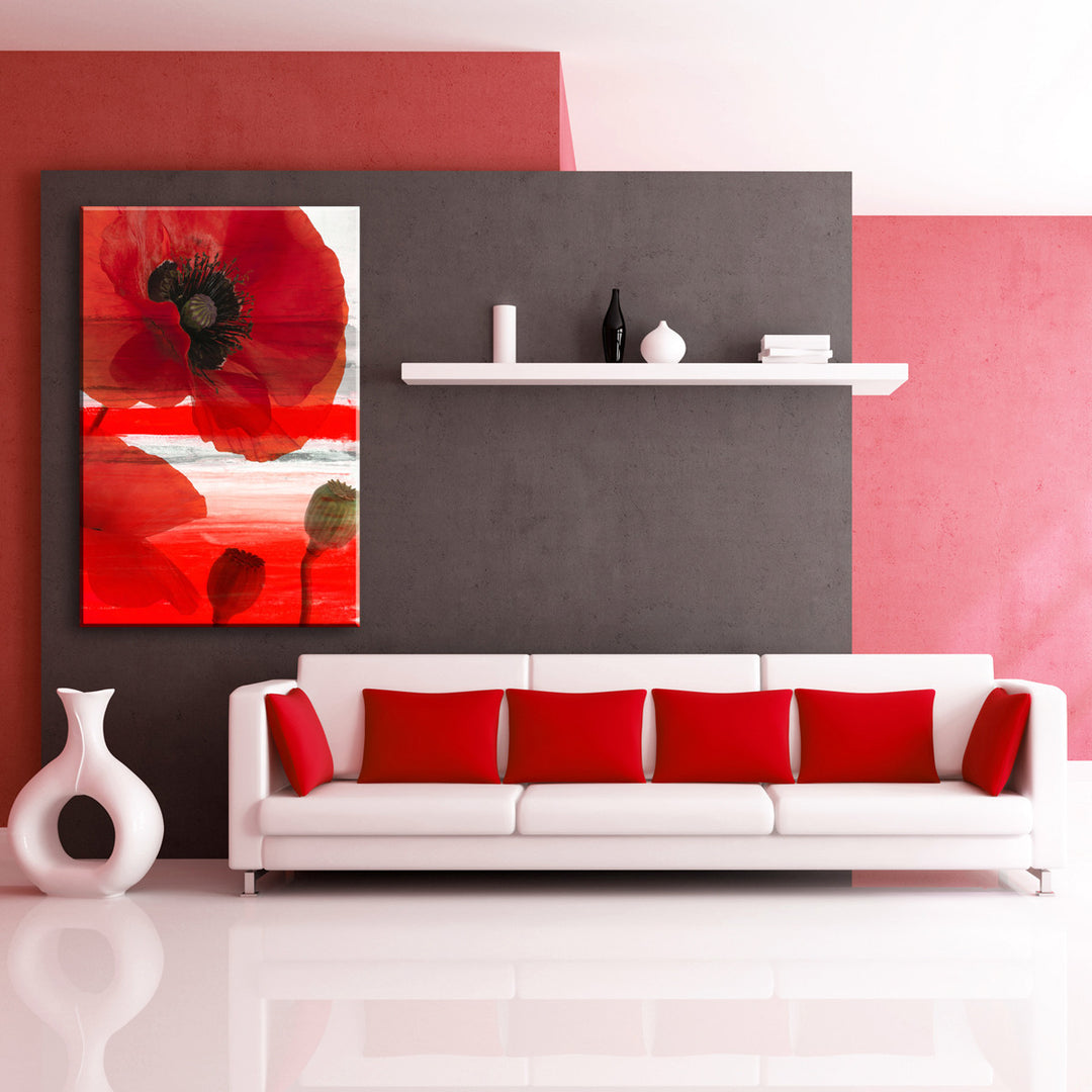Painted Petals XXXII' Wrapped Canvas Wall Art