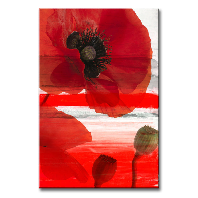 Painted Petals XXXII' Wrapped Canvas Wall Art