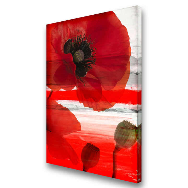 Painted Petals XXXII' Wrapped Canvas Wall Art