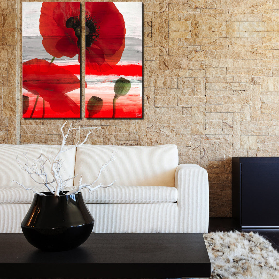 Painted Petals XXXII' Wrapped Canvas Wall Art