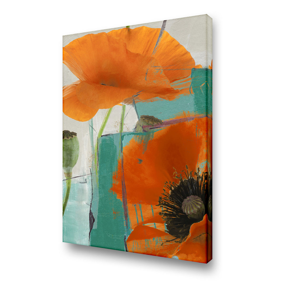 Painted Petals XXXIII' Wrapped Canvas Wall Art