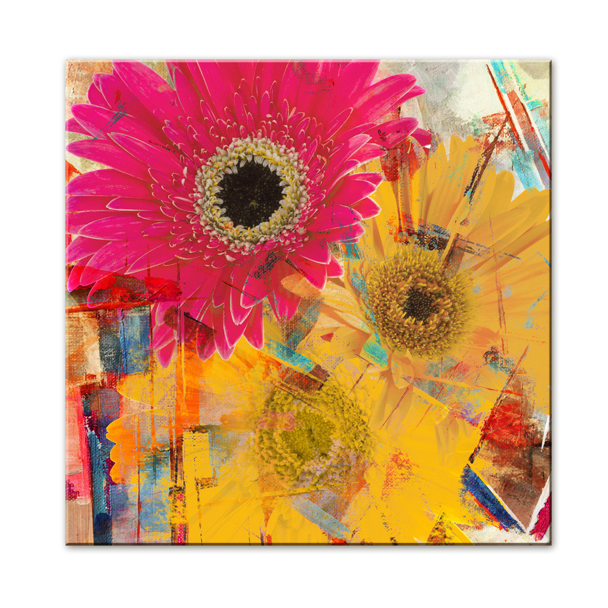 Painted Petals XXXV' Wrapped Canvas Wall Art – Ready2HangArt