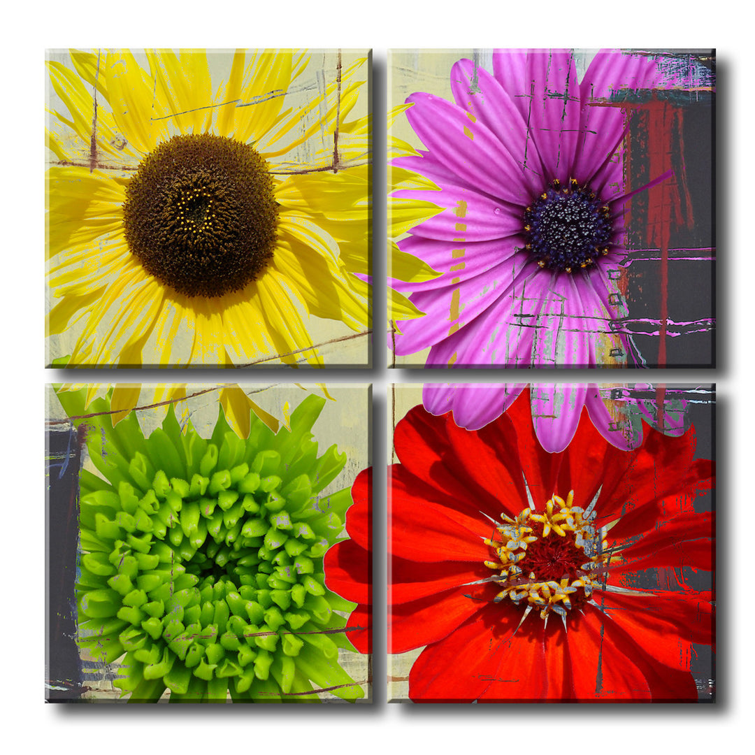 Painted Petals XXXVIII' Wrapped Canvas Wall Art