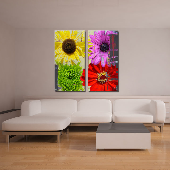 Painted Petals XXXVIII' Wrapped Canvas Wall Art
