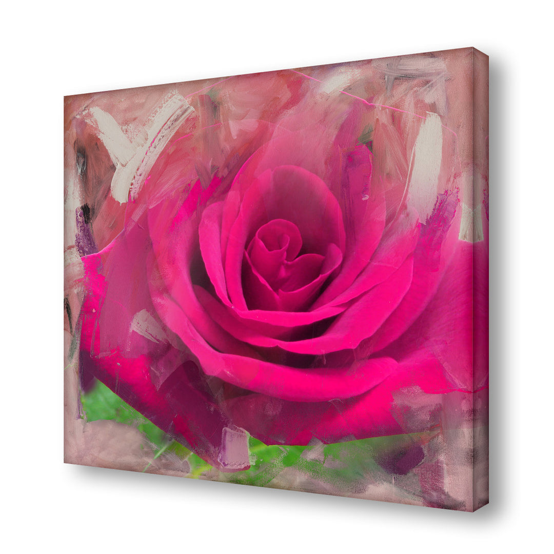 Painted Petals XL' Canvas Wall Art