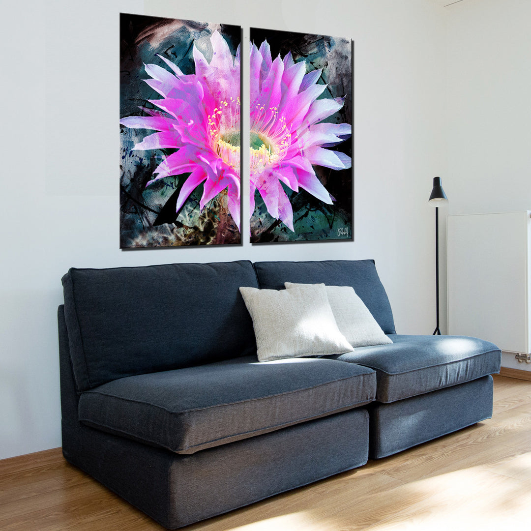 Painted Petals XLI' Canvas Wall Art