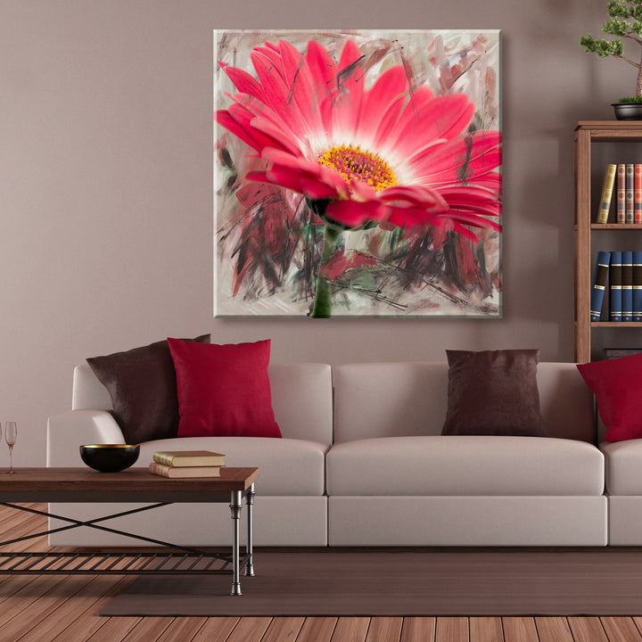 Painted Petals XLIII' Canvas Wall Art