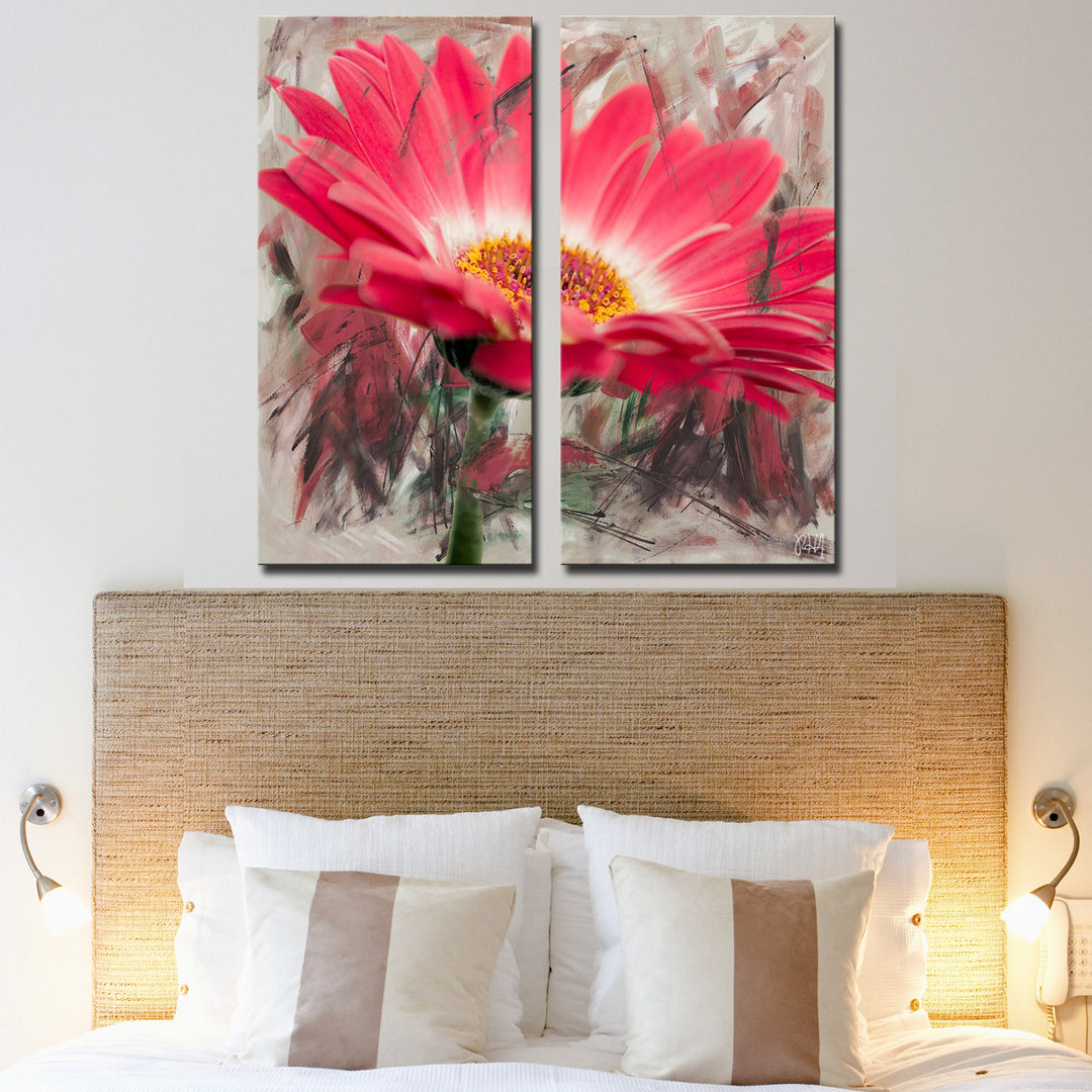 Painted Petals XLIII' Canvas Wall Art