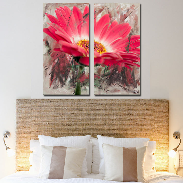 Painted Petals XLIII' Canvas Wall Art