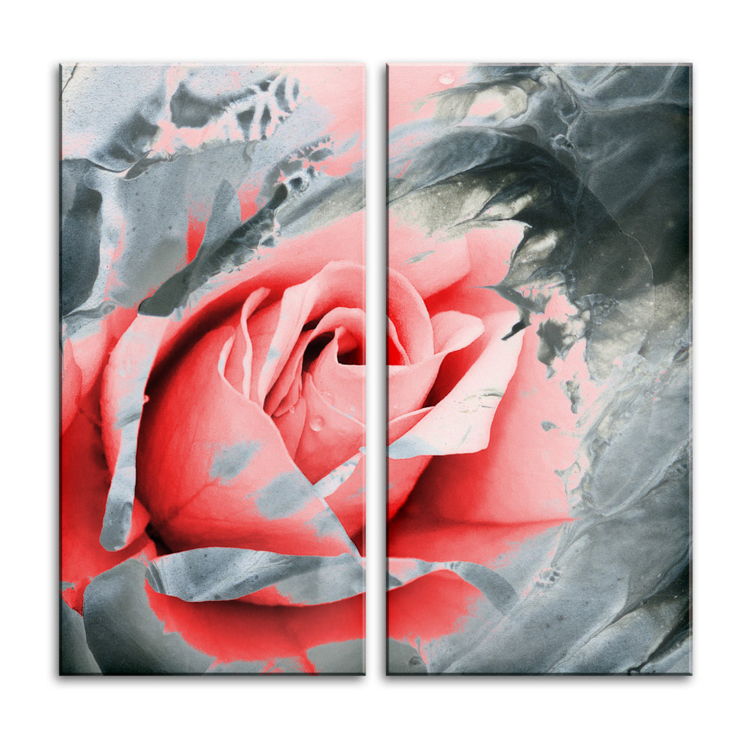 Painted Petals XLVII-B' Wrapped Canvas Wall Art