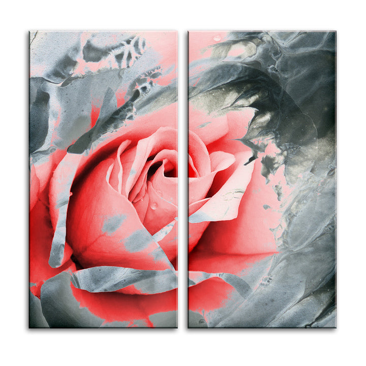 Painted Petals XLVII-B' Wrapped Canvas Wall Art