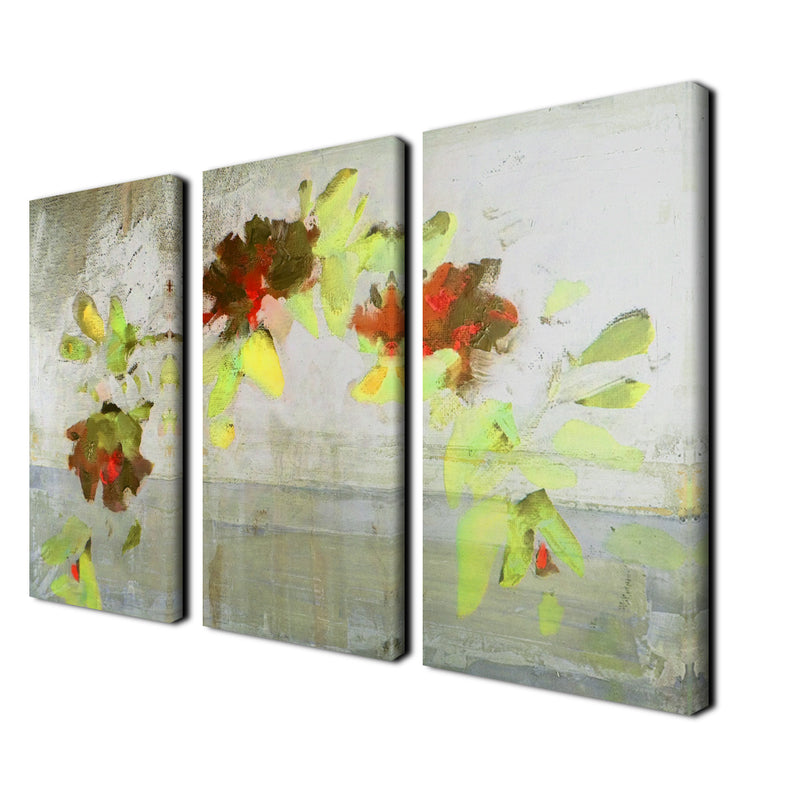 Painted Petals V' Wrapped Canvas Wall Art