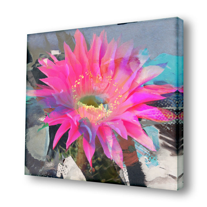 Painted Petals L' Wrapped Canvas Wall Art