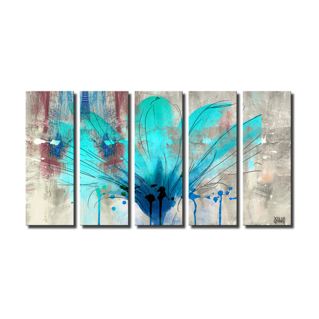 Painted Petals LII' Wrapped Canvas Wall Art