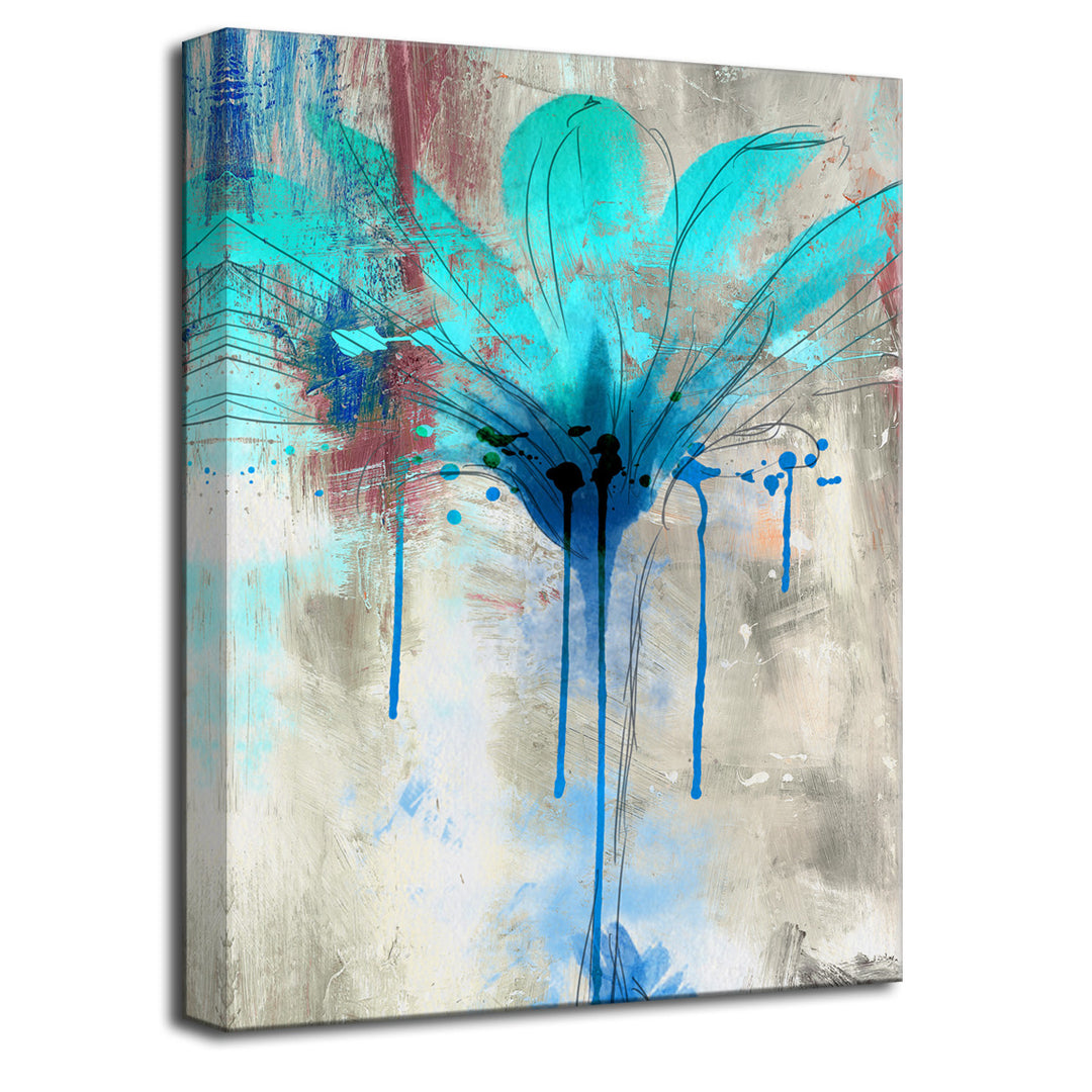 Painted Petals LII' Wrapped Canvas Wall Art