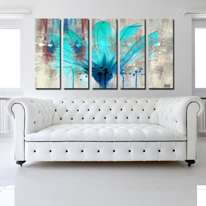Painted Petals LII' Wrapped Canvas Wall Art