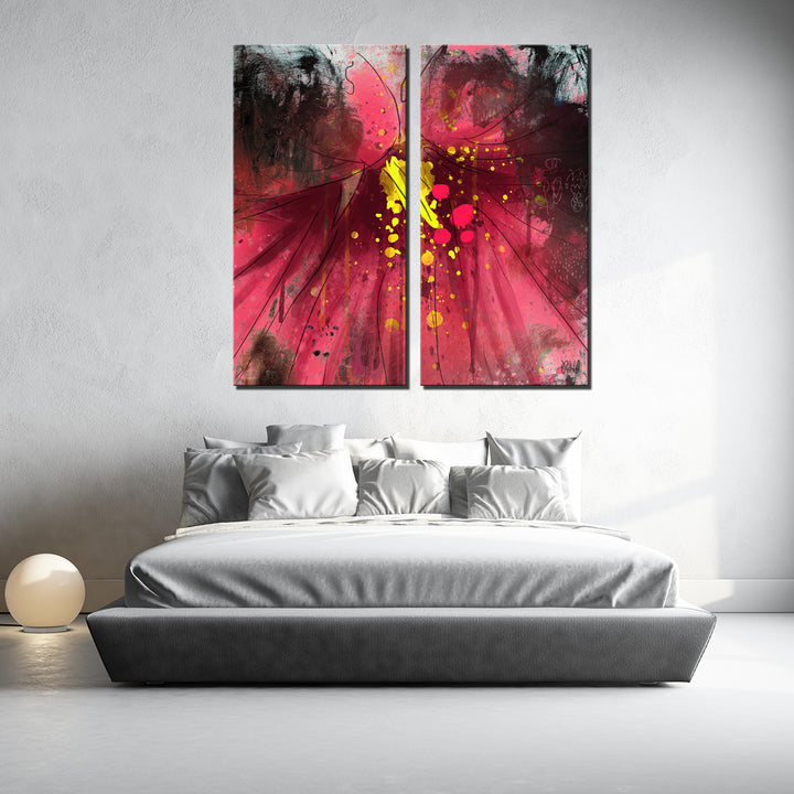 Painted Petals LV' Canvas Wall Art