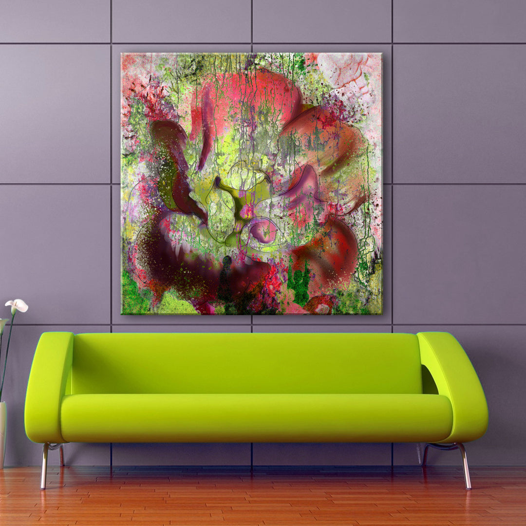 Painted Petals LVI' Canvas Wall Art