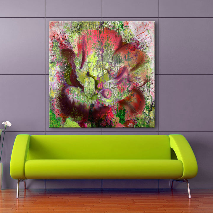 Painted Petals LVI' Canvas Wall Art