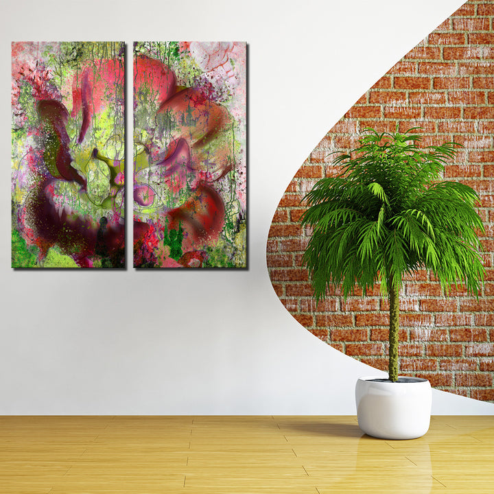 Painted Petals LVI' Canvas Wall Art