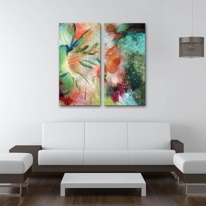Painted Petals LIX' Canvas Wall Art