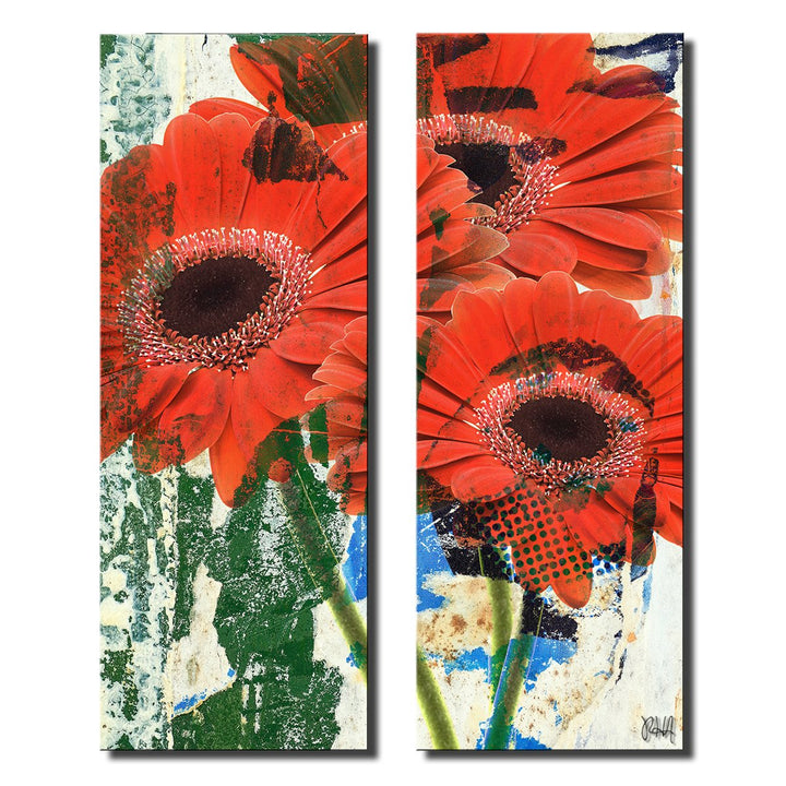 Painted Petals LXVII' Wrapped Canvas Wall Art
